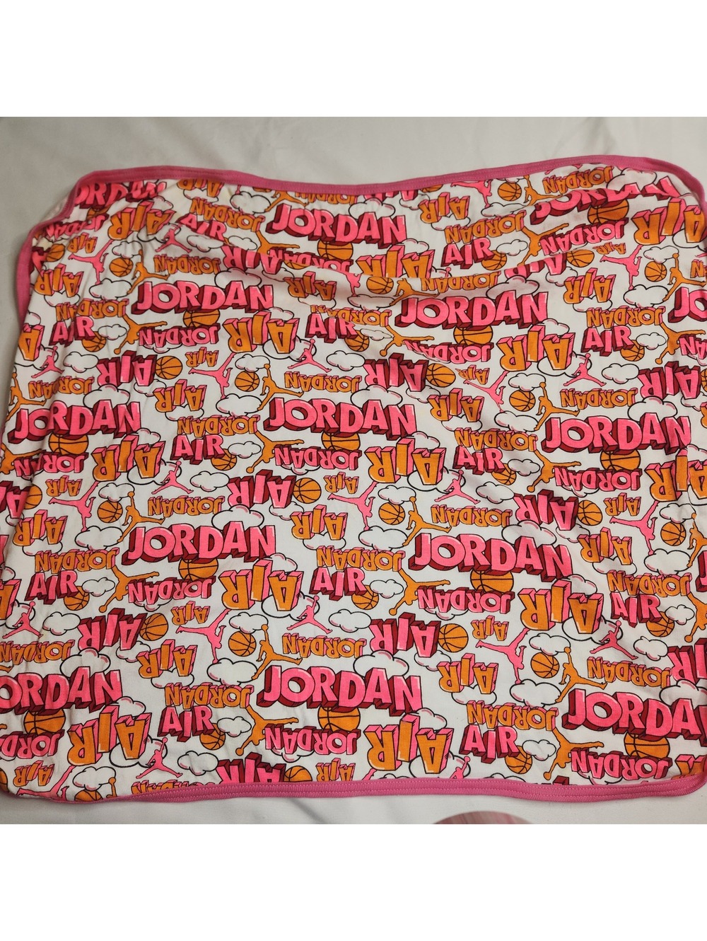 Jordan Air print baby blanket